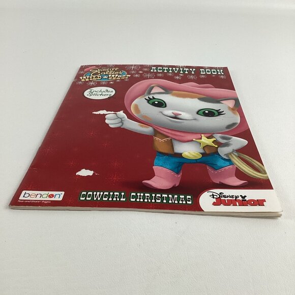 Disney Sheriff Callie's Wild West Activity Book Cowgirl Christmas Stickers 2015 - Picture 4 of 7